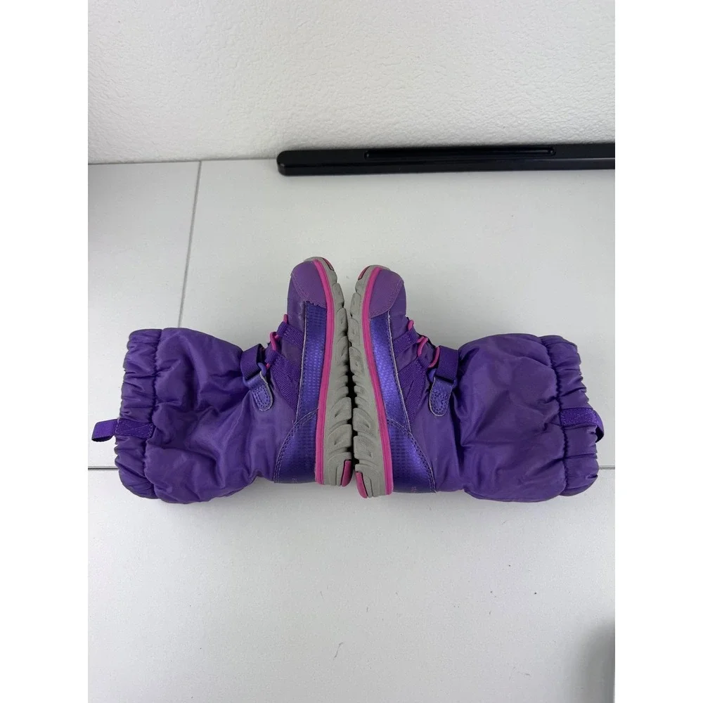 Stride Rite Girls M2P Sneaker‎ Boot Purple Pink 200 Gram Insulation 8 Waterproof